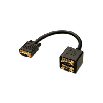 Répartiteur VGA Konig – Splitter 2 Voies Mâle/femelle Pour Dupliquer Ton écran