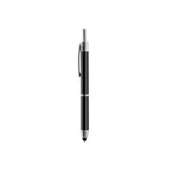 Stylet Tactile 2 En 1 + Crayon à Papier - Compatible Écrans Capacitifs IPhone, Tablettes - Noir