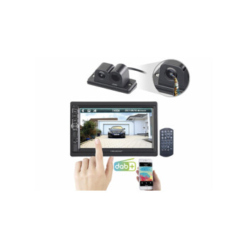 Lecteur de voiture multifonction à écran tactile CarPlay et Android Auto  sans fil 7 