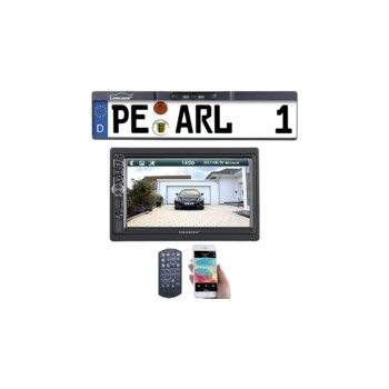 Poste autoradio gps caméra de recule main libre bluetooth téléphone écran tactile  retractable automatique - Équipement auto
