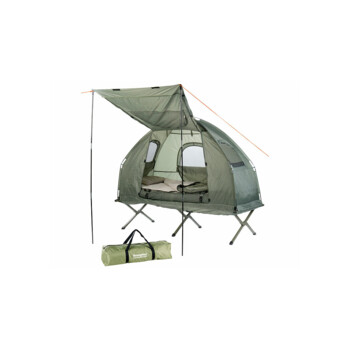 Tente Camping pour 2 Personnes Matelas Auto-gonflant Sac Transport à