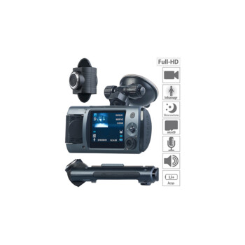 M1502 full hd dual lens moto tableau de bord caméra enregistreur vidéo  étanche pour motos - Luview