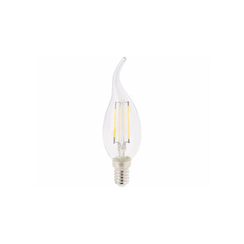 Ampoule à filament LED forme Flamme pour chandelier, Classe A+, 4W