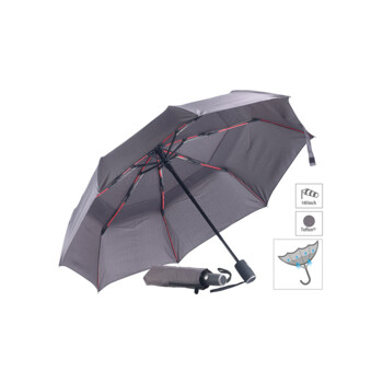 Parapluie pliable automatique anti-tempête ORIANA (gris, Métal / Fibre de  verre / Polyester, 438g) comme goodies d'entreprise Sur
