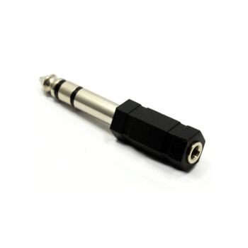 Câble adaptateur audio jack 3,5 mm stéréo mâle vers jack 6,35 mm