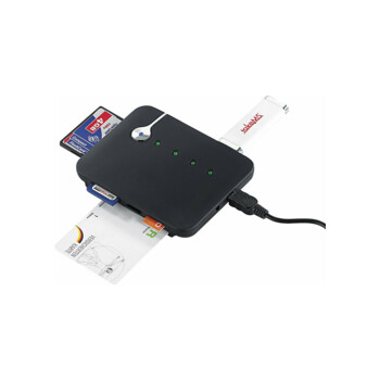 Porte cartes SIM et cartes mémoire + lecteur de cartes Micro SD via USB  format carte de crédit pour Micro, Nano, Mini SIM et outil d'éjection SIM