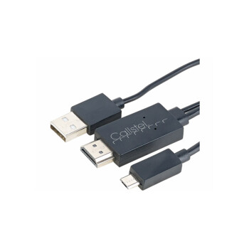 Convertisseur , Adaptateur MHL Micro USB vers HDMI , Cable de connection  téléphone portable vers télévision - KomposantsElectroniK