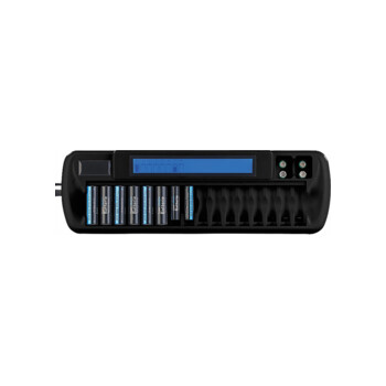 Chargeur De Batterie Universel LCD CITYORK Avec 4 Batteries D 10000mAh - AA AAA C D 9V Ni-MH