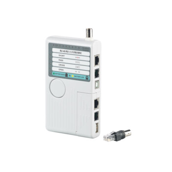 Mcbazel Testeur De Câble Réseau RJ11 RJ45 - Testeur LAN Téléphonique Pour CAT5 CAT6 CAT6A