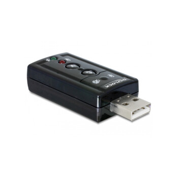 Carte son externe USB avec prises micro et jack 3.5mm Delock 61645, Cartes  son