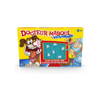 Hasbro Docteur Maboul - Vétérinaire, Jeu d'adresse Néerlandais, 2 joueurs,  6 ans et plus