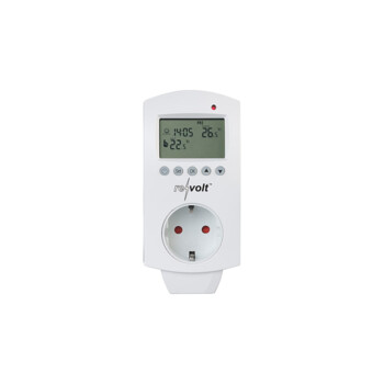 Prise secteur commandée par thermostat numérique 2300 W avec sonde filaire  [PEARLTV.FR] 