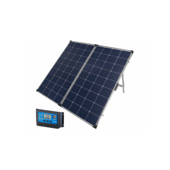 Newpowa Panneau solaire monocristallin de 200 W (Watt) 12 V (volt),  cellules solaires monocristallines à haute efficacité, choix parfait pour