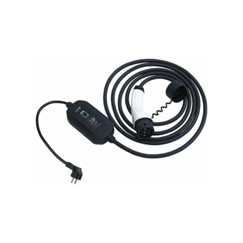 MCEVKELN Câble Type 2 Câble de Recharge Voiture Electrique [3.6kW,  Monophasée, 16A, 5m] Type 2 de Type 2 Mode 3 EV Câble Compatible avec Model  S/X/Y/3, Zoe, e-208, 500 e, ID.3, ID.4 