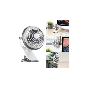 Moxie Mini Ventilateur [Bear Fan] Ventilateur Portatif à 2 Vitesses,  Batterie de 800mAh Intégrée, Ventilo Lumineux avec Dragonne, Oreilles d' ourson - Bleu