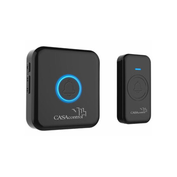 Détecteur De Passage Radio + Sonnette 280m - Infrarouge PIR, Alimentation USB/Batterie, 115 DB