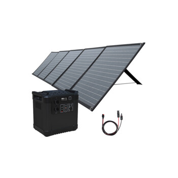 Batterie et convertisseur solaire HSG-1300, Batteries nomades