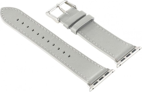 Bracelet en cuir pour Apple Watch - 42 mm - Gris