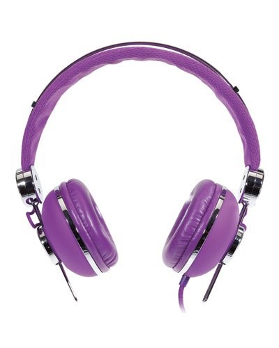 Casque audio micro ''On-Ear'' violet
