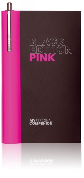 Carnet A7 ''My Personal Compenion'' - ''Black Edition'' Pink