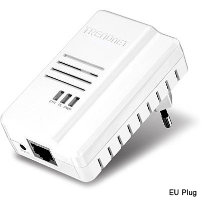 adaptateur cpl haut debit 600 mbps trendnet tpl-408e avec cryptage automatique