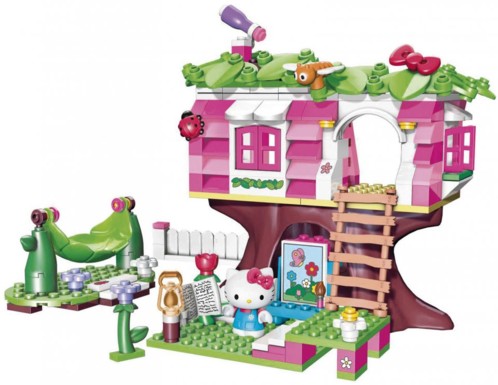 Jeu de construction Hello Kitty Mega Bloks - Maison dans l'arbre