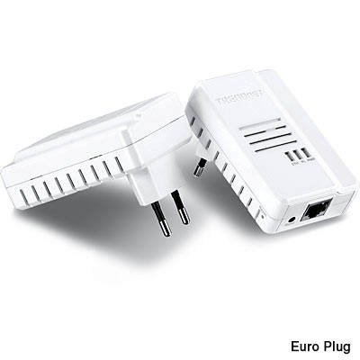 kit 2 adaptateurs cpl haut debit trendnet tpl408e2k 600 mbps avec cryptage