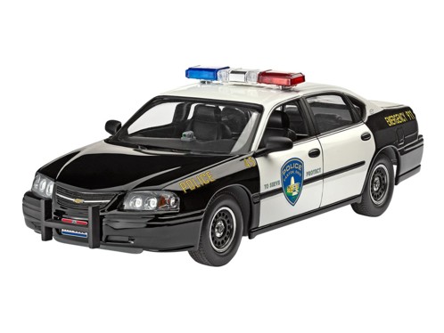 maquette chevrolet chevy impala 1999 police car voiture police americaine US COP revell 07068