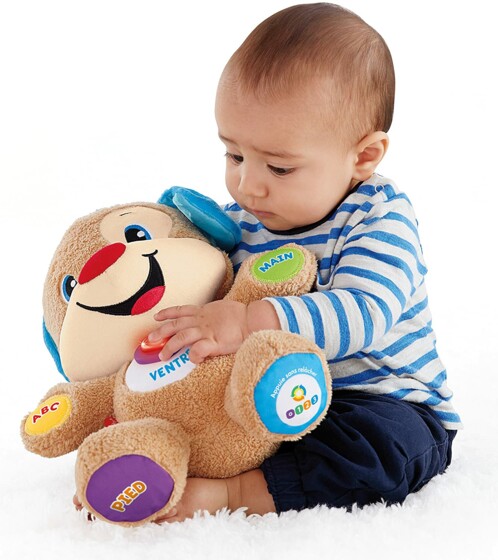 Peluche Educative Puppy De Fisher Price Pour Apprendre Le Corps Pearl Fr