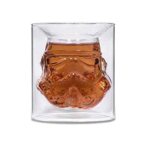 verre à double paroi forme casque stormtrooper star wars thumbs up