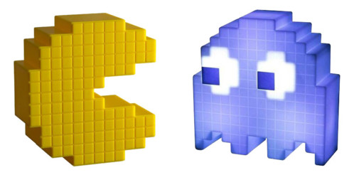 2 Lampes LED d'ambiance Pac-Man