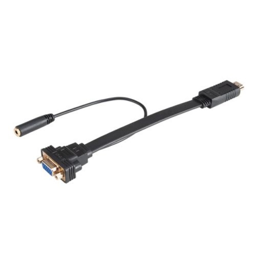 Câble HDMI + Jack vers VGA par Akasa.