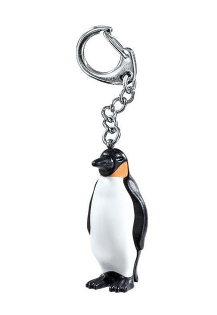Porte-clé Playmobil pingouin.