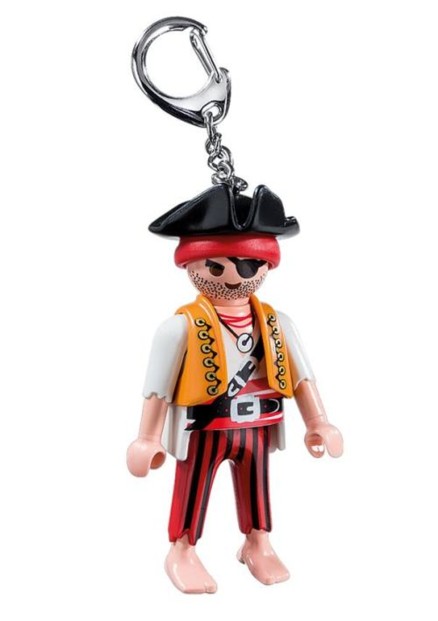 Pirate Playmobil en porte-clé à collectionner.