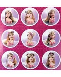 tete a coiffer barbie pas cher