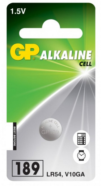 pile bouton alcaline gp alkaline cell 1,5v lr54 v10ga a76