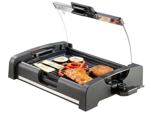 Barbecue Electrique D Interieur Avec Gril Et Plancha Antiadhesives