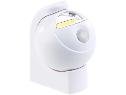 Lampe Sans Fil A Led Cob Avec Capteur Pir Et Tete Detachable