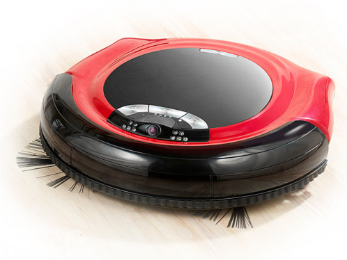 Robot aspirateur automatique avec caméra furtive et Robot aspirateur automatique avec caméra furtive et