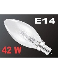 Ampoule Bougie Halogène E14 ''Green Saver'' 42 W
