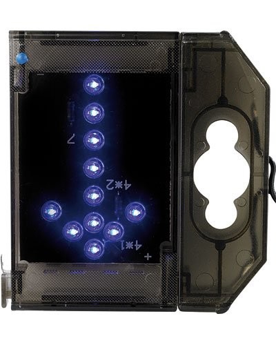 Caractère spécial lumineux à LED - ''Flèche bas'' - Bleu