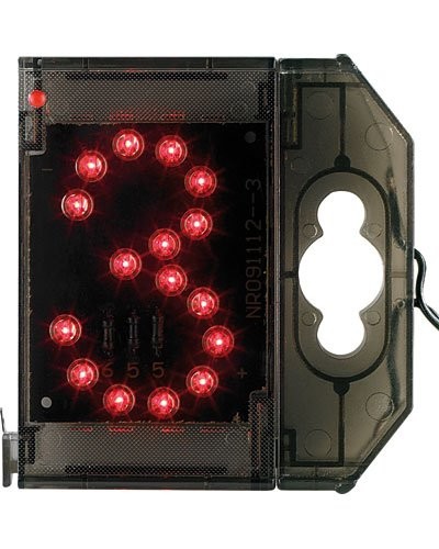 Chiffre lumineux à LED - ''3'' rouge