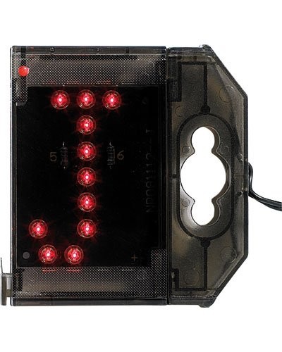 Lettre lumineuse à LED - ''J'' rouge