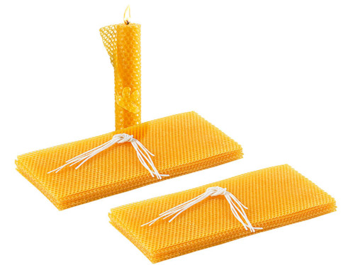Achat 6 Feuilles De Cire D Abeille Pour Création De Bougies Pearl Fr