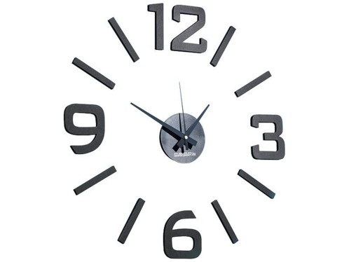 Horloge murale avec chiffres autocollants indépendants