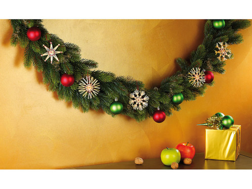 12 x paille étoiles pour pendre Ø 11 cm Décorations de Noël décoration étoile