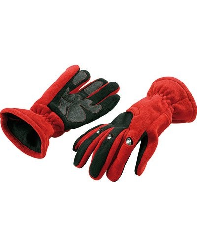 Gants polaires 3 LED taille M (rouge)