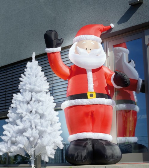 Achat Pere Noel Gonflable Avec Bras Mecanique 270 Cm Pearl Fr