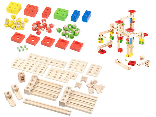 Circuit en bois pour billes