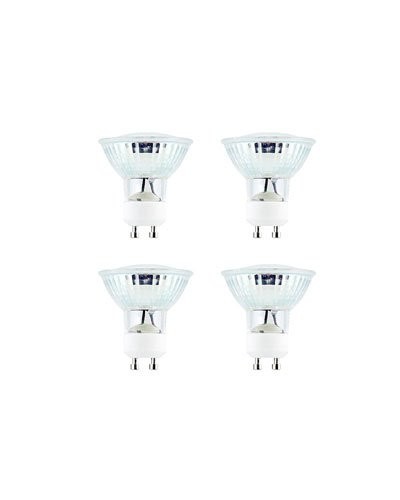 4x ampoule 60 LED SMD à intensité réglable GU10 blanc chaud